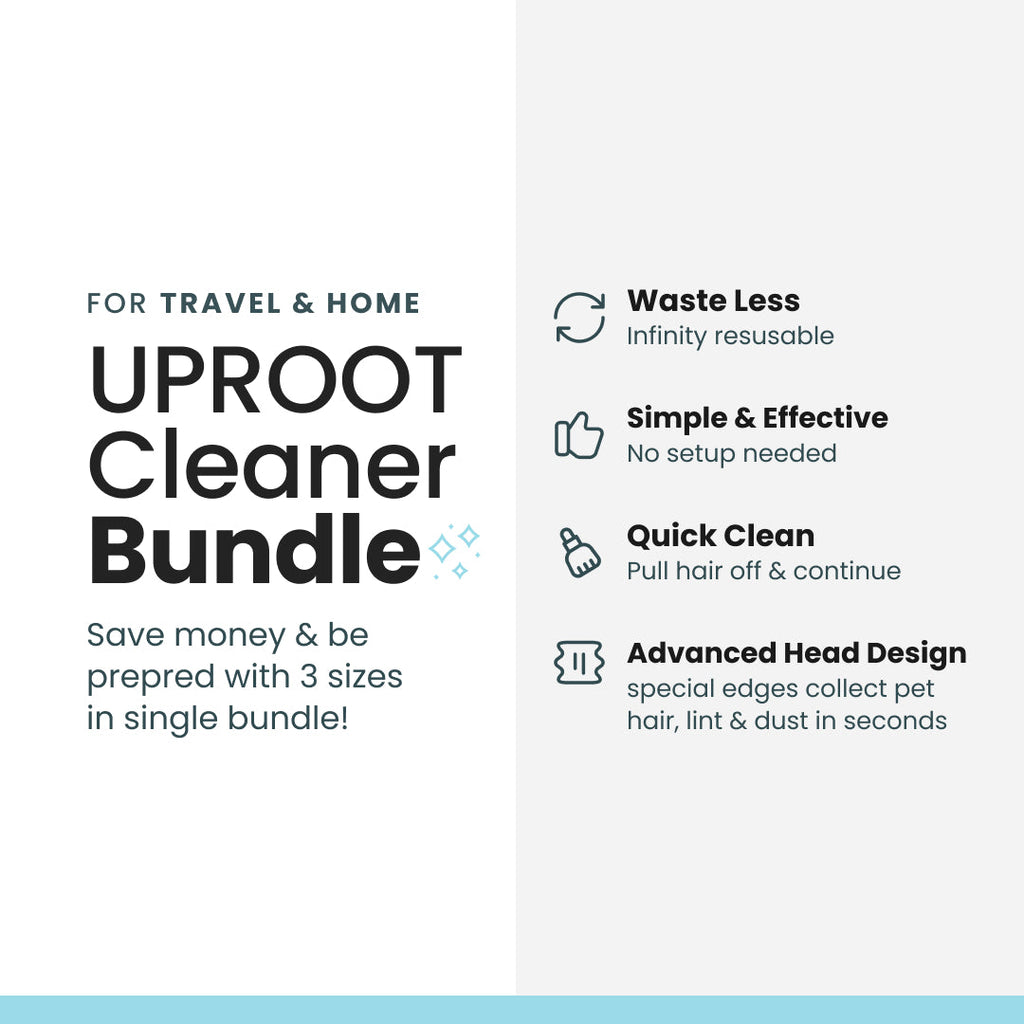 Effective Fur-Free Starter Kit- Uproot Mini, Pro & Xtra
